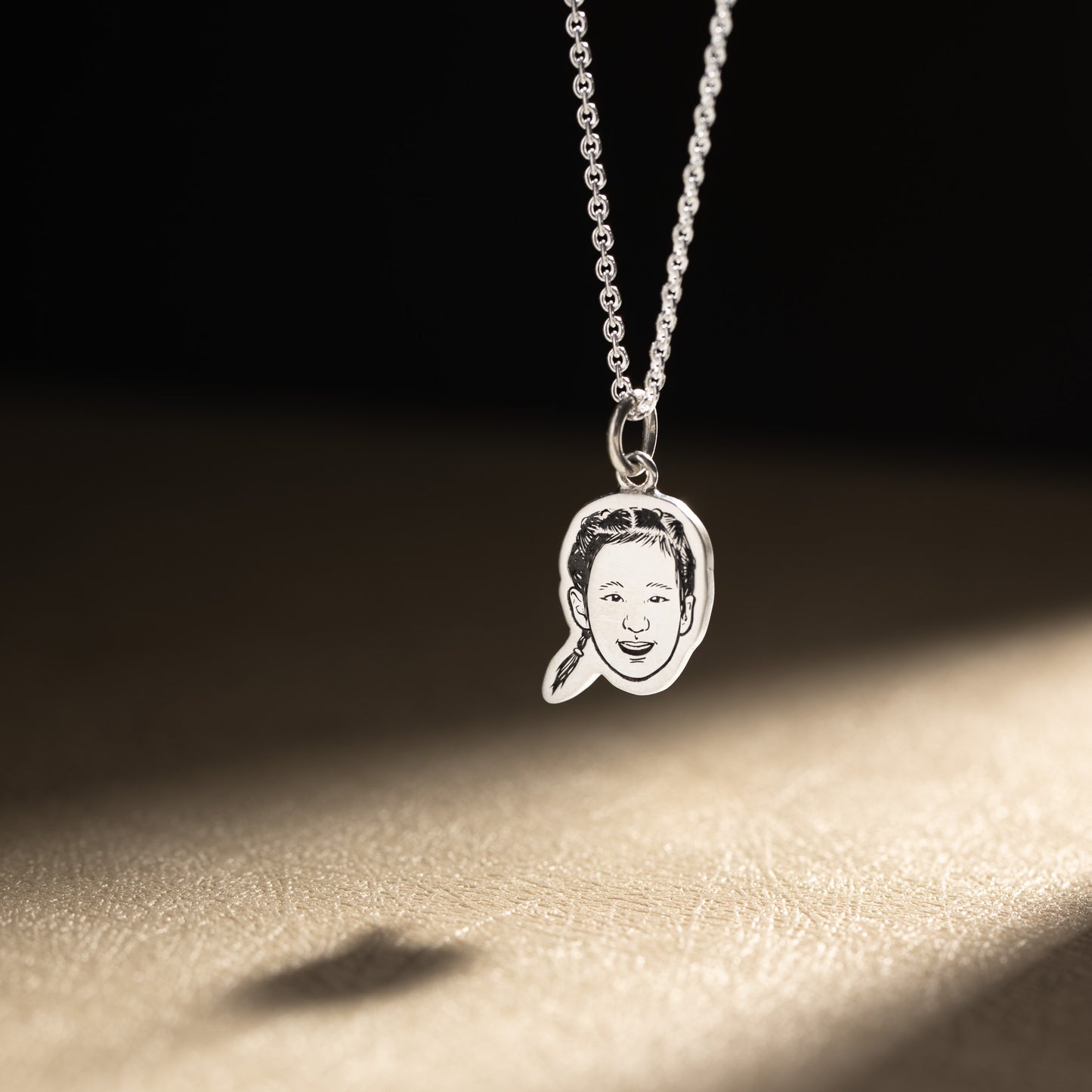【純銀紀念項鍊】單頭像項鍊